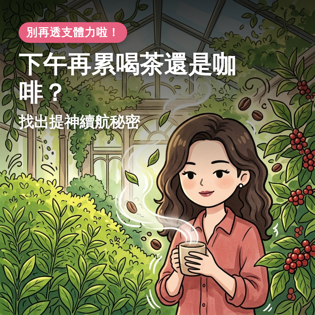 咖啡與茶 提神效果比較:如何根據需求選擇不疲憊的專注飲品