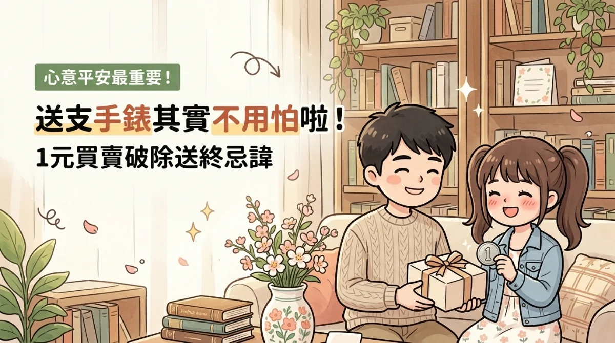 送鐘錶為什麼不吉利示意圖