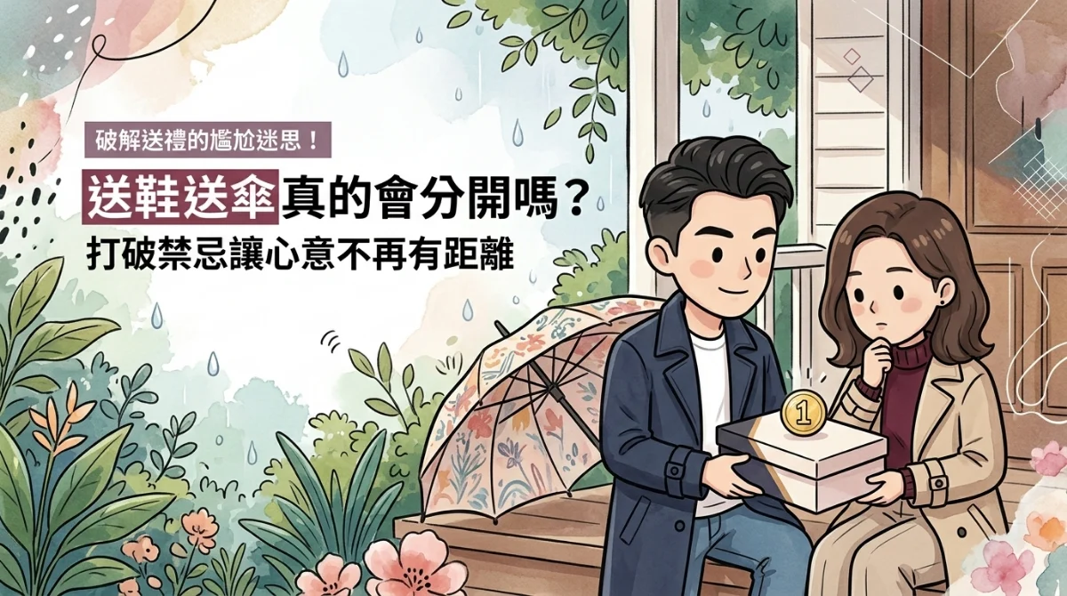 送傘送鞋為什麼是禁忌示意圖